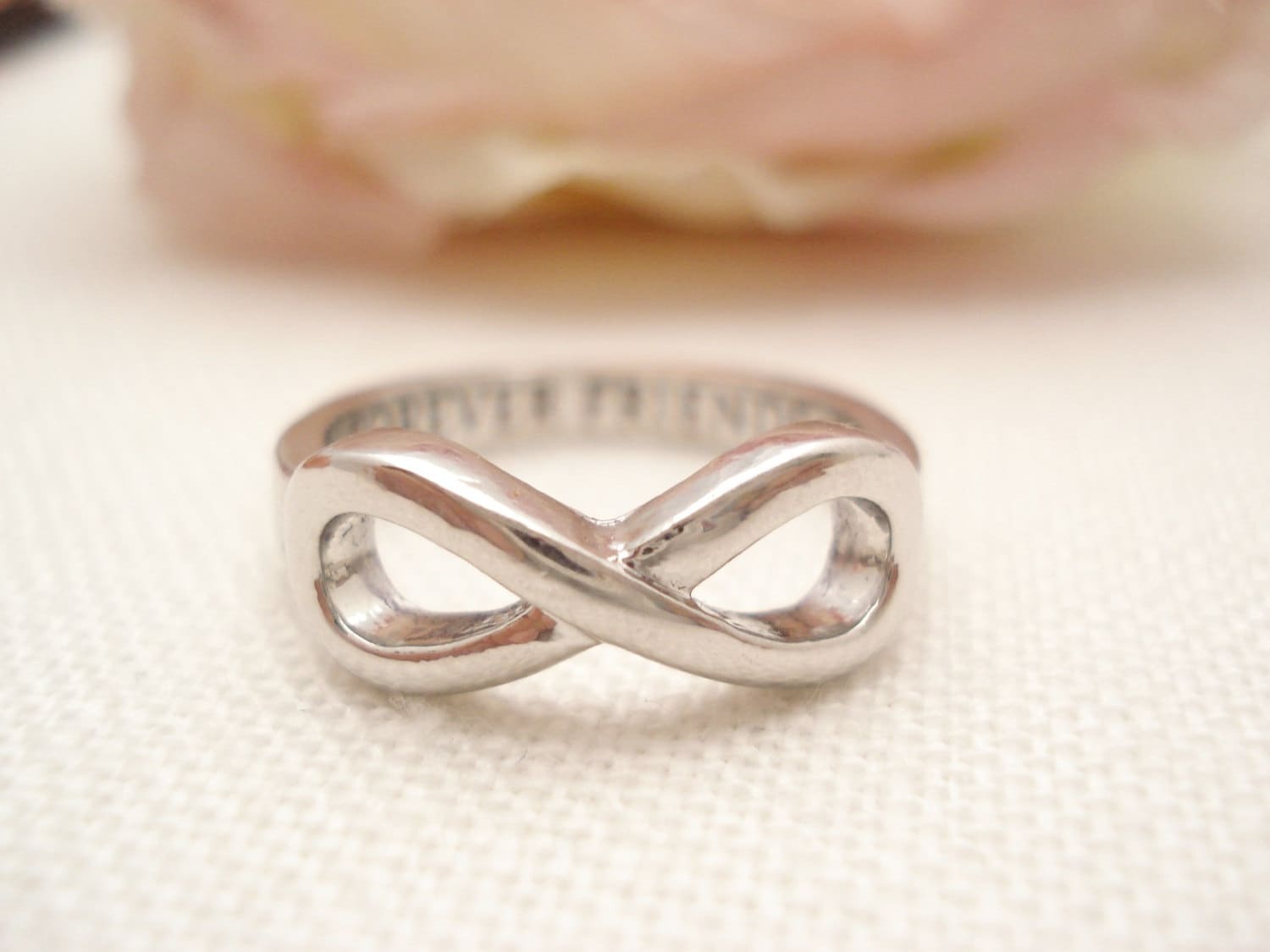 Beste Freunde, Für Immer Schwestern, Große Sis, Lil Sis Infinity Ring, Sorority Geschenk, Schwestern Und Kleine Ring von JinMadeJewelry