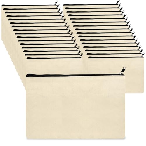 32 Stücke Stoffbeutel Bemalen, DIY Blanko Stoff Federmäppchen, Blanko Stoffbeutel Zum Bemalen, Kosmetiktasche, Canvas Federmäppchen, Blankotaschen Zum Bemalen Perfekt Für Kunstprojekte, DIY-Geschenke 32 Stücke Stoffbeutel Bemalen, DIY Blanko Stoff Federmäppchen, Blanko Stoffbeutel Zum Bemalen, Kosmetiktasche, Canvas Federmäppchen, Blankotaschen Zum Bemalen Perfekt Für Kunstprojekte, DIY-Geschenke von JinPhon