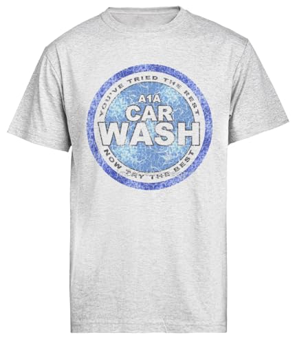 A1a Car Wash Graues Kurzarm-T-Shirt für Herren A1a Car Wash Graues Kurzarm-T-Shirt für Herren von Jinbetee