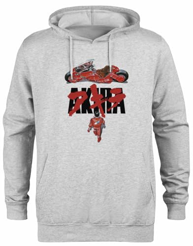 Akira Anime Japan Retro Grauer Kapuzenpullover Unisex Hoodie von Jinbetee
