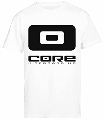 Core Kiteboarding Weißes Herren-T-Shirt Mit Kurzen Ärmeln von Jinbetee