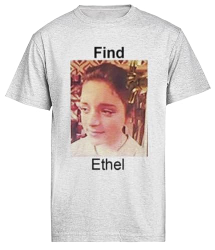 Find Ethel Graues Kurzarm-T-Shirt für Herren von Jinbetee