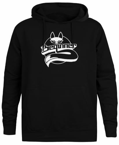 Jinbetee Absolute Beginner Schwarzer Kapuzenpullover Unisex Hoodie von Jinbetee