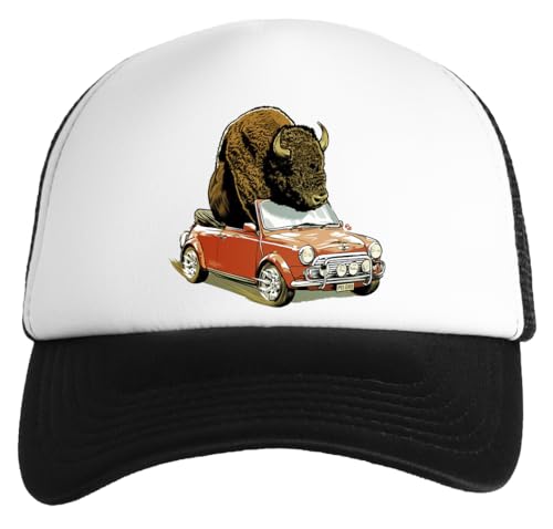 Jinbetee Bison Im Miniformat Weiße Kinder Baseball Cap Unisex Snapback von Jinbetee
