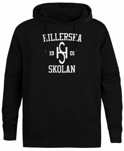 Jinbetee Hillerska Skolan Wilhelms Schwarzer Kapuzenpullover Unisex Hoodie von Jinbetee
