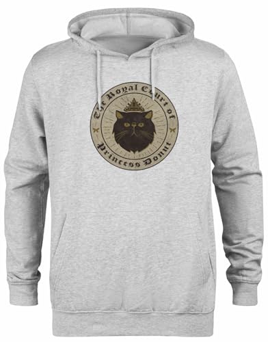 Jinbetee Princess Donut - Dungeon Crawler Carl - Tan Patch Grauer Kapuzenpullover Unisex Hoodie von Jinbetee