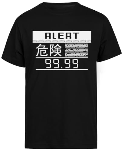 Metal Gear Solid Alert Phase Schwarzes T-Shirt Mit Kurzen Ärmeln Für Herren Metal Gear Solid Alert Phase Schwarzes T-Shirt Mit Kurzen Ärmeln Für Herren von Jinbetee