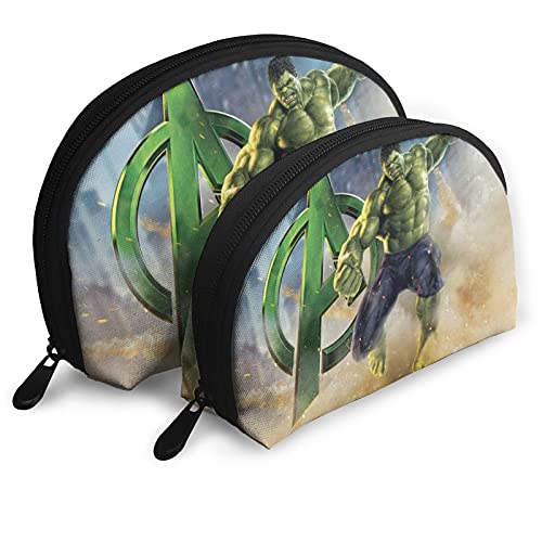 Hulk Maßgeschneiderte Handtaschen, Handtaschen, Clutches, Geldbörsen, Kosmetiktaschen, Reise-Aufbewahrungstaschen, Muschelförmige Aufbewahrungstaschen, eine große und eine kleine von Jingchuang