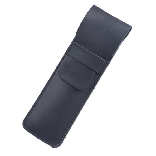 Jingelmall Federmäppchen für Füllfederhalter, 2 Fächer, echtes Leder, Aufbewahrungstasche für Büro, Schwarz Jingelmall Federmäppchen für Füllfederhalter, 2 Fächer, echtes Leder, Aufbewahrungstasche für Büro, Schwarz von Jingelmall