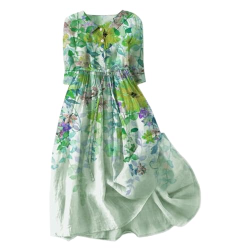 Jingmcdy Damen Bodycon Sommerkleid Sale Floral Sommerkleid Damen Lang Maxikleid Damen Sommer Abendkleider Fransen Kleider Sale von Jingmcdy