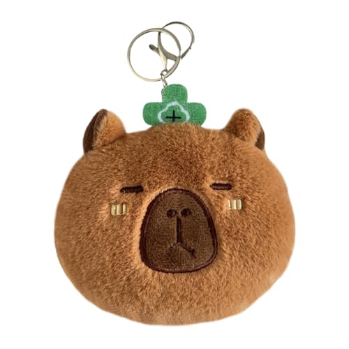 Capybara Münztasche Capybara Schlüsseltasche Portemonnaie Geldbeutel Portemonnaie Geldbeutel Portemonnaie Geldbörse Portemonnaie Tierform Süße Plüschtasche Capybara Geldbörse, grün, Se référer au von Jingmiger