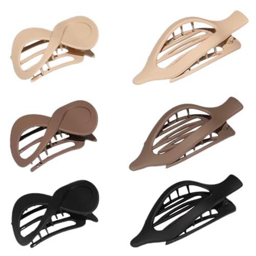 Flacher Krallenclip für Damen, flache Haarklammern | Horizontal Hairpin Haarspange Cirgrips Banana Clips | Kopfbedeckungszubehör, bequeme Haare für Frauen, Freundin, Mutter, Flacher Krallenclip für Damen, flache Haarklammern | Horizontal Hairpin Haarspange Cirgrips Banana Clips | Kopfbedeckungszubehör, bequeme Haare für Frauen, Freundin, Mutter, von Jingmiger