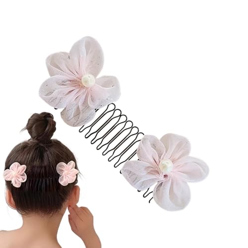 Haarkämme für Frauen feines Haar, Haarkämme für Frauen dekorativ | Blumenkranz Haarnadeln gebrochen | Starke dekorative Seitenabdeckung Hold Hairpin for Bun Styling G von Jingmiger