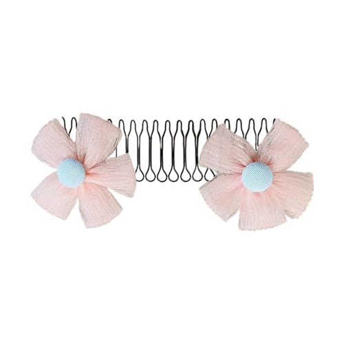 Haarkamm-Clips, Haarkamm-Clips für Frauen | Blumenkranz-Haarhalter – Dekorative Seitenabdeckung, stark Hold Hairpin für Bun Styling Girls Zubehör von Jingmiger