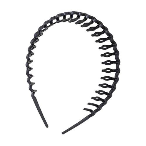 Haarreifen Mit Zähnen | Resin Haarreifen Mit Zähnen Als Haaraccessoire,Rutschfeste Dünne Haarklammern Accessoires für Damen & Mädchen Reisezubehör von Jingmiger