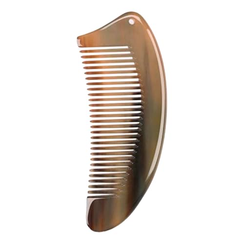 Hornkämme für Damen, kein statischer Kamm, handgefertigt, Haarbürste mit großen Zähnen, Kamm aus natürlichem Horn, antistatisch, Frisierkamm, Hörner für Damen von Jingmiger