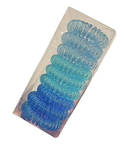 9 PCS dicke nahtlose Haargummis, Damen, Herren, elastische Haargummis, Pferdeschwanzhalter, Haarschmuck, keine Beschädigung, Telefonleitung-F05 von Jingyun