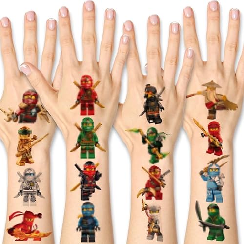 Jinhuaxin Tattoo Kinder für tattoos kinder, Hautfreundliche kindertattoos, Kinder Tattoo, für Kindergeburtstagsgeschenk, Partydekoration, Kinderfest（8Blätter） von Jinhuaxin