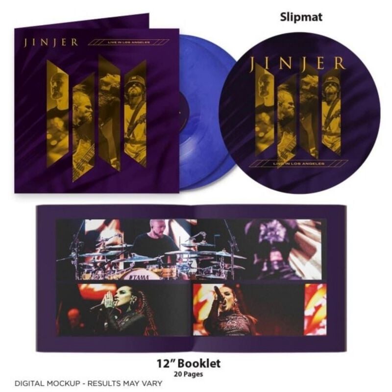 Jinjer Live in Los Angeles (Die Hard Edition) LP multicolor von Jinjer
