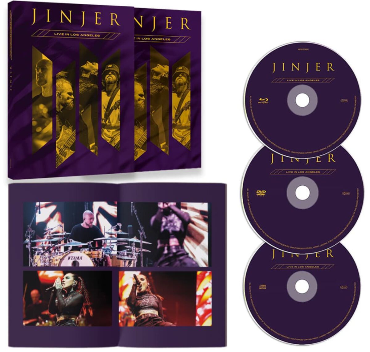 Jinjer Live in Los Angeles CD multicolor von Jinjer