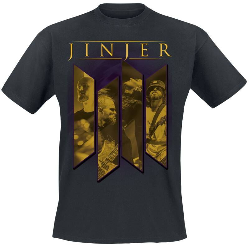 Jinjer T-Shirt - Live in Los Angeles - S - für Männer - Größe S - schwarz  - Lizenziertes Merchandise! von Jinjer