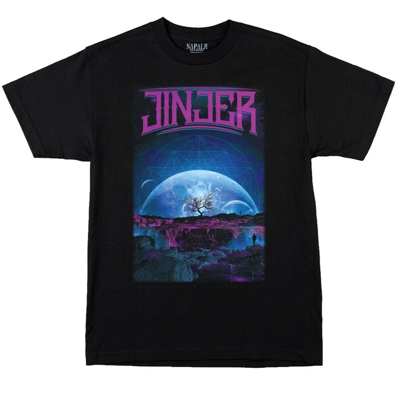 Jinjer T-Shirt - Purple Haze - S bis 3XL - für Männer - Größe L - schwarz  - Lizenziertes Merchandise! von Jinjer
