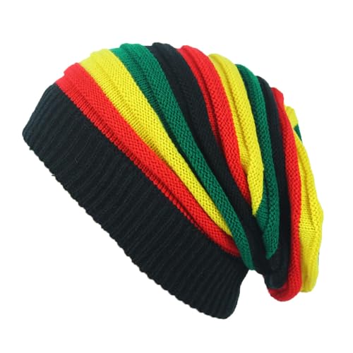 JinliangGuo One Piece Modische Wollstrickmütze Rasta Hut hält warm Dreadlock Zubehör Beanie Mütze weich bequem Rasta Hut Dreadlocks zum Tragen Outlooks Mehrfarbig, mehrfarbig JinliangGuo One Piece Modische Wollstrickmütze Rasta Hut hält warm Dreadlock Zubehör Beanie Mütze weich bequem Rasta Hut Dreadlocks zum Tragen Outlooks Mehrfarbig, mehrfarbig von JinliangGuo