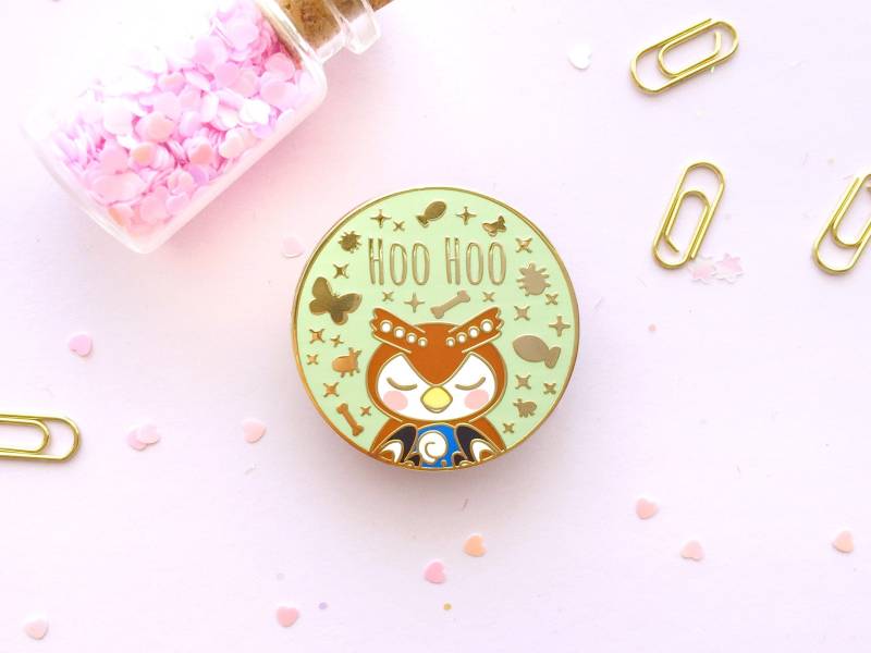 Acnh Museum Eule - Hoo | Hartemaille Pins Videospiel Pin Kawaii Und Süß Tier Dorfbewohner Frühlingsgeschenk von Jinosart