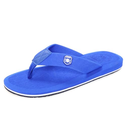 Herren Flip Flops-On Zehenstegpantolette trenner Pantoffeln Schwimmbad Strand Dusch Sauna Beach/Pool Sports Classic Freizeit Weich Comfy Badelatschen Sandalen Schuhe Sommer Männer Unisex 39 blau von Jinsha