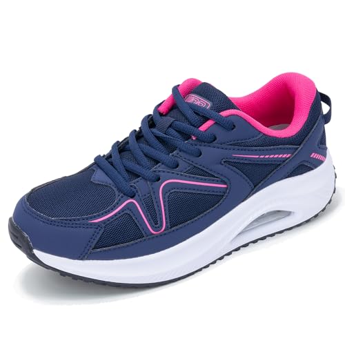 Damen-Wanderschuhe mit Fußgewölbeunterstützung, orthopädische Sneaker für Plantarfasziitis, Tennis, Laufschuhe, Roseblue, 36 EU Damen-Wanderschuhe mit Fußgewölbeunterstützung, orthopädische Sneaker für Plantarfasziitis, Tennis, Laufschuhe, Roseblue, 36 EU von Jinta Shoes