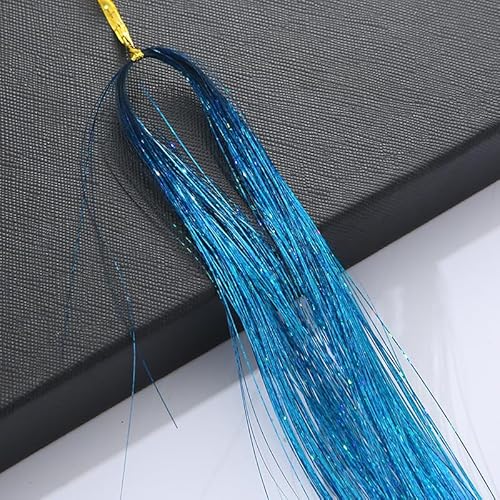 JinweiS 100Pcs Bunte Haar Saiten Für Zöpfe Farbverlauf Farbe Haar Seil Band Haar Wrap String Haar Bänder Regenbogen Flechten Haar Krawatte Haar Zubehör, C17 von JinweiS