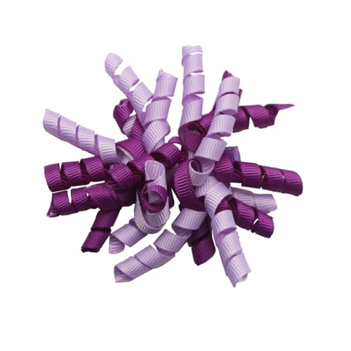 JinweiS A09 Haarschleifen für Kinder, Teenager, gelockt, elastisch, Pferdeschwanz-Halter, Haarband, Haarschmuck, 2 Stück JinweiS A09 Haarschleifen für Kinder, Teenager, gelockt, elastisch, Pferdeschwanz-Halter, Haarband, Haarschmuck, 2 Stück von JinweiS