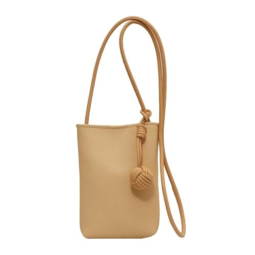 JinweiS Crossbody-Tasche, Handy-Umhängetasche, wasserdicht, Umhängetasche, Clutch, Geldbörse, Handy-Handtasche (gelb) von JinweiS