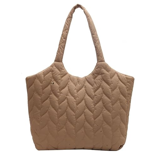 JinweiS Damen-Schultertasche aus Segeltuch, für den Sommer, Khaki von JinweiS