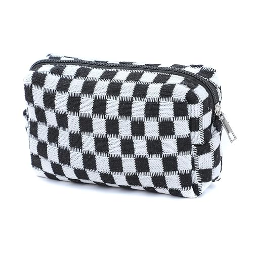 JinweiS Damen Strohtasche mit großem Fassungsvermögen, Schultertasche für Sommer, Strandurlaub, schickes Webdesign, 17 x 6,5 x 11 cm, Schwarz JinweiS Damen Strohtasche mit großem Fassungsvermögen, Schultertasche für Sommer, Strandurlaub, schickes Webdesign, 17 x 6,5 x 11 cm, Schwarz von JinweiS