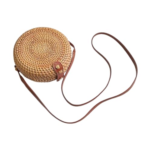 JinweiS Damen Strohtasche mit großer Kapazität, Schultertasche für Sommer, Strandurlaub, schickes Webdesign, 18 x 18 x 7,5 cm, Stil A JinweiS Damen Strohtasche mit großer Kapazität, Schultertasche für Sommer, Strandurlaub, schickes Webdesign, 18 x 18 x 7,5 cm, Stil A von JinweiS