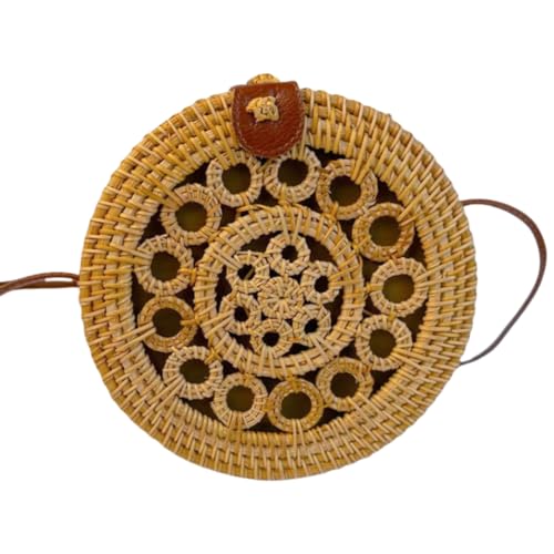 JinweiS Damen Strohtasche mit großer Kapazität, Schultertasche für Sommer, Strandurlaub, schickes Webdesign, 18 x 7,5 x 18 cm, Stil N JinweiS Damen Strohtasche mit großer Kapazität, Schultertasche für Sommer, Strandurlaub, schickes Webdesign, 18 x 7,5 x 18 cm, Stil N von JinweiS