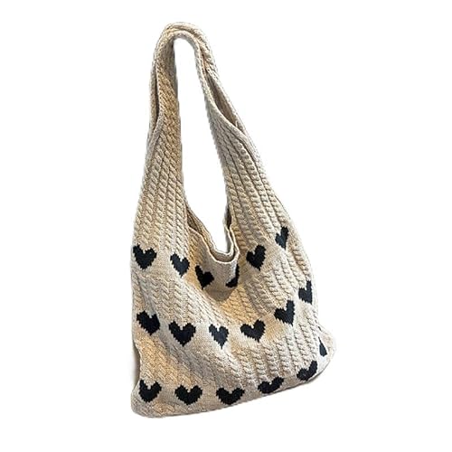 JinweiS Damen Strohtasche mit großer Kapazität, Schultertasche für Sommer, Strandurlaub, schickes Webdesign, 32,4 x 10 x 31 cm - A JinweiS Damen Strohtasche mit großer Kapazität, Schultertasche für Sommer, Strandurlaub, schickes Webdesign, 32,4 x 10 x 31 cm - A von JinweiS