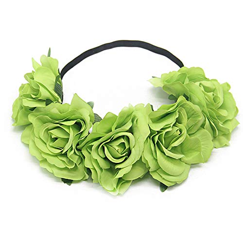 JinweiS Rosenkrone für Hochzeit, Festival, Haargirlande, Hochzeits-Kopfschmuck (Hreen) von JinweiS