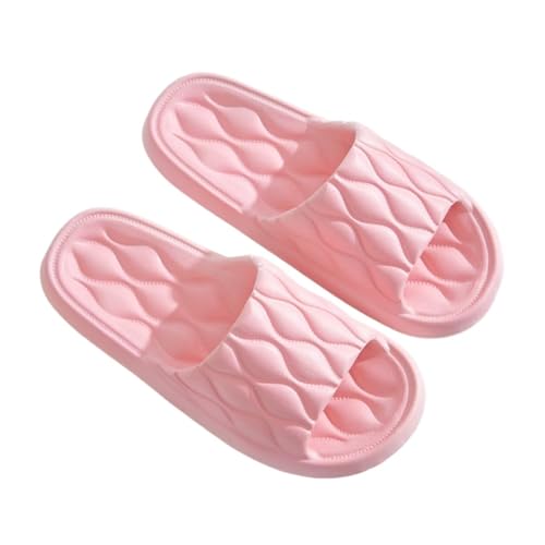 JinweiS Rutschfeste, schnell trocknende Duschpantoffeln für Damen, dicke Sohle, ultraweiches Kissen, Badezimmer-Sandalen, geeignet für Zuhause und Paare (Größe: 40–41, Rosa JinweiS Rutschfeste, schnell trocknende Duschpantoffeln für Damen, dicke Sohle, ultraweiches Kissen, Badezimmer-Sandalen, geeignet für Zuhause und Paare (Größe: 40–41, Rosa von JinweiS