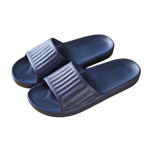 JinweiS Rutschfeste, schnell trocknende Duschpantoffeln für Damen und Herren, ultraweich, gepolstert, dicke Sohle, Badezimmersandalen, EVA, geruchsresistent, für drinnen und draußen, Badelatschen von JinweiS