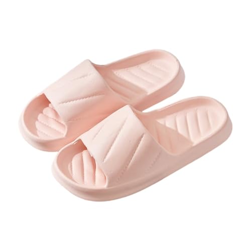 JinweiS Rutschfeste, schnell trocknende Duschpantoffeln und Badesandalen für Herren und Damen, ultraweiches Kissen, dicke Sohle, EVA-Schuhe, für den Innenbereich, Paar Hausschuhe (Größe 36–37, Rosa) JinweiS Rutschfeste, schnell trocknende Duschpantoffeln und Badesandalen für Herren und Damen, ultraweiches Kissen, dicke Sohle, EVA-Schuhe, für den Innenbereich, Paar Hausschuhe (Größe 36–37, Rosa) von JinweiS