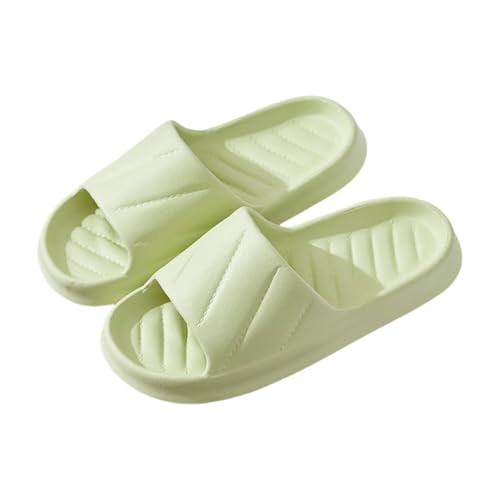 JinweiS Rutschfeste, schnell trocknende Duschpantoffeln und Badesandalen für Herren und Damen, ultraweiches Kissen, dicke Sohle, EVA-Schuhe, für den Innenbereich, Paar Hausschuhe (Größe 38–39, Grün) JinweiS Rutschfeste, schnell trocknende Duschpantoffeln und Badesandalen für Herren und Damen, ultraweiches Kissen, dicke Sohle, EVA-Schuhe, für den Innenbereich, Paar Hausschuhe (Größe 38–39, Grün) von JinweiS