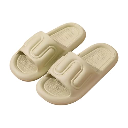 JinweiS Rutschfeste, schnell trocknende Duschsandalen für Damen und Herren – dicke Sohle, ultraweiches Kissen, EVA-geruchsfreies Design, für drinnen und draußen, Paar Hausschuhe (Größe 36–37, Grün) JinweiS Rutschfeste, schnell trocknende Duschsandalen für Damen und Herren – dicke Sohle, ultraweiches Kissen, EVA-geruchsfreies Design, für drinnen und draußen, Paar Hausschuhe (Größe 36–37, Grün) von JinweiS