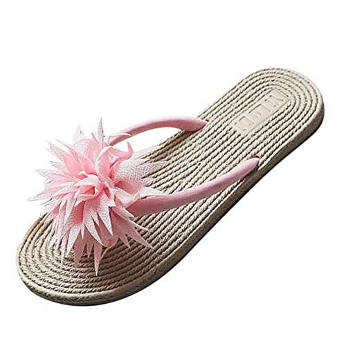 Flower Flip Spring Flops Damen Mode Strand Sandalen Sommer Flach Schuhe Damen Slipper Sommer Flip Flops, rose, 37.5 EU Flower Flip Spring Flops Damen Mode Strand Sandalen Sommer Flach Schuhe Damen Slipper Sommer Flip Flops, rose, 37.5 EU von Jipersuo