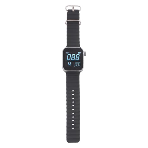 Jipersuo Vibrierende Uhr Vibrierendes leises tragbares Trainer-Trainingsgerät ABS-Textur wasserdichte Sportuhren (Black, 9.7x8.7x5.3cm) von Jipersuo
