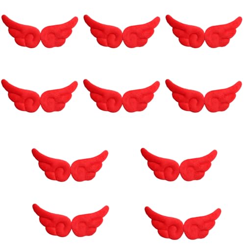 10 Paare Flügel Haarnadeln Kopfbedeckung Cartoon Haarteile Legierung Clip Ornament Für Frauen Und Kinder von Jiqoe