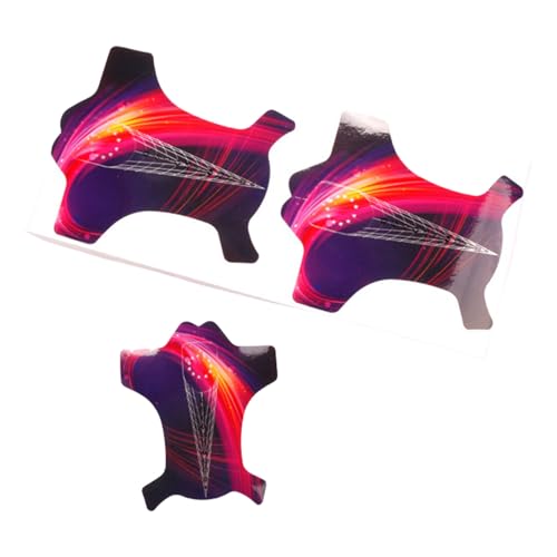 100 Stück Nagelform-Papier, praktische selbstklebende Maniküre-Trainingsbedarf, stilvolle Nagelkunstkreation für jeden Anlass von Jiqoe