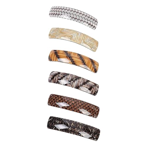 Eleganter Haarclip Ponytail Barrette Süße Flache Clip Haarnadel Weihnachten Elegantes Haarclip Für Bündel von Jiqoe