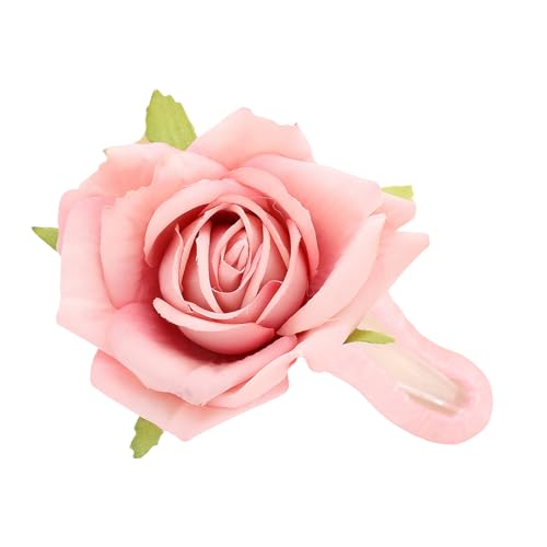 Haarspange mit Rosenblüten, starke Haarklammer für Damen, elegante Kopfbedeckung, ideal für Hochzeiten, Strand und den täglichen Gebrauch von Jiqoe
